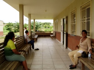 Patients waiting to be seen